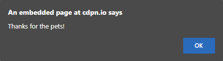 image of alert alt text